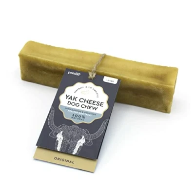 Image of Petello Yak Cheese Himalayan Dog Chew Protein Rich Long Lasting Treat 115g, Natural