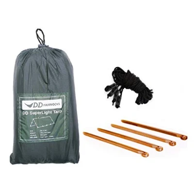 Image of DD Hammocks SuperLight Tarp Fully Waterproof Shelter For Light Fast Backpacking Camping And Expedition Sports