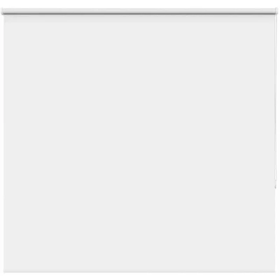 Image of vidaXL Roller Blind Blackout White 160x130 cm Fabric Width 156.6 Polyester
