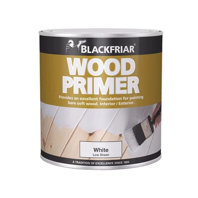 Image of Blackfriar BKFWPW250 Wood Primer, 250 ml, White