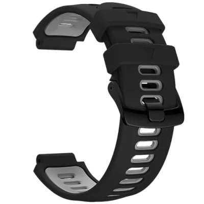 Image of INF Strap for Garmin Forerunner 235/220/230/620/630/735XT, Silicone Replacement Watch Compatible with 235, Black