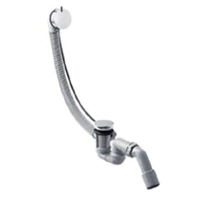Image of hansgrohe complete set for Flexaplus S waste and overflow set, standard bathtub, chrome