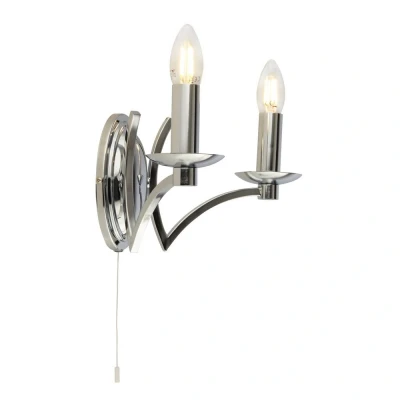 Image of 2 Light Wall Chrome