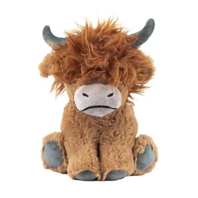 Image of Webbox Hamish the Highland Cow Plush, Squeaky &amp; Super Soft Dog Toy