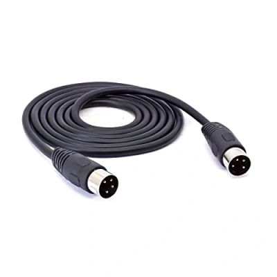 Image of 4 Pin DIN Male Plug Connector Cable, to Adapter Extension Cable for DVR Digital Video Recorder &amp; Audio Devices (1.5 Meter / 5 FT)
