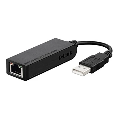 Image of D Link DUB E100 High Speed USB 2.0 Fast Ethernet 10/100 Mbit/s Adapter , Black