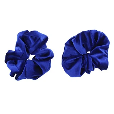 Image of Zac&#039;s Alter Ego Pair of Luxurious Velvet Hair Scrunchies Variety Colours