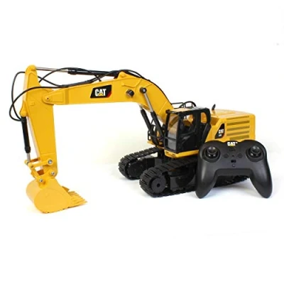 Image of Diecast Masters 25001 Remote Controlled Caterpillar RC Chain Excavator 336 Next Gen, Detailed, Realistic Cat Construction Vehicle in 1:24, Approx. 49 x 16.5 22 cm, 25 m Range, From 8 Years