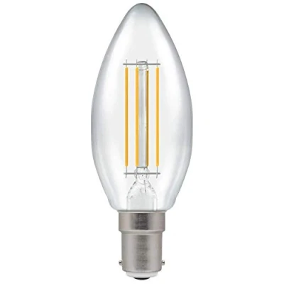 Image of Crompton LED Candle Filament Dimmable Clear 5W 2700K SBC B15d