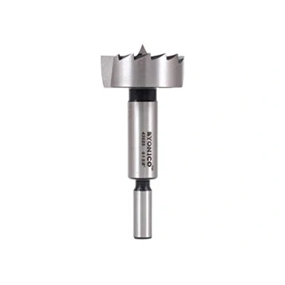 Image of Yonico 43025S 1 5/8 Inch Diameter Steel Forstner Drill Bit 3/8 Shank