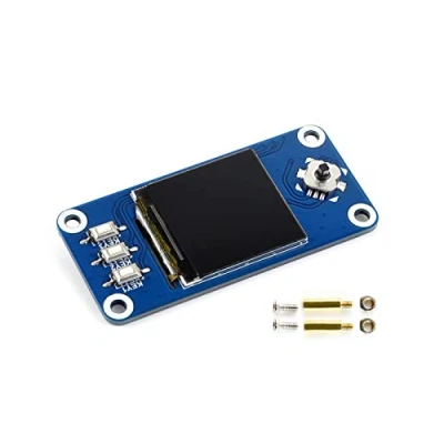 Image of Waveshare 1.3inch LCD Display HAT for Raspberry Pi 4B/3B+/3B/2B/Zero W WH, 240x240 IPS Screen RGB 65K Color, SPI Interface, with 1x Joystick, 3x Pushbuttons