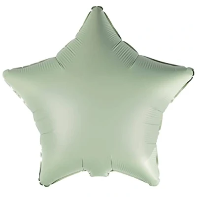 Image of amscan 9915469 Silk Lustre Eucalyp star foil