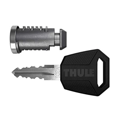 Image of Thule 450200 One Key Security, Silver/Black, 2 Lock cylinders