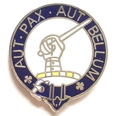 Image of Gunn Scotland Scottish Family Clan Name Enamel Lapel Pin Badge