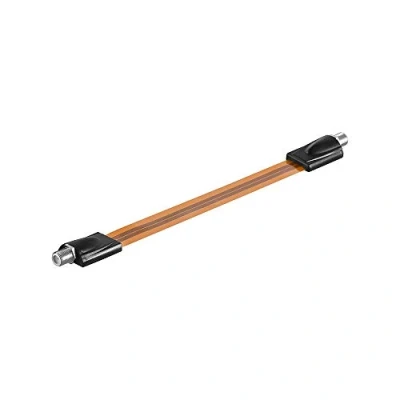 Image of Goobay 11953 SAT Window Feed Through, Extremely Flat, 0.3mm Cable sheath diameter, 0.2m Length
