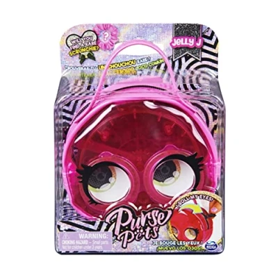 Image of Purse Pets Micros, Jelly J Jellyfish Stylish Small with Eye Roll Feature, Kids’ Toys for Girls Aged 5 and above