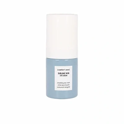 Image of Comfort Zone Sublime Skin Eye Cream (15ml), Smoothing Anti Aging Treatment for Wrinkles &amp; Puffy Eyes, Vegan, White