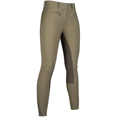 Image of Hkm Women&#039;s Liv high Waist Trousers, 5700 Olive Green, 36 (EU)