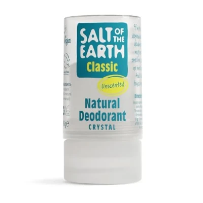 Image of Salt of the Earth Natural Deodorant Crystal Classic Effective Deodorant, Fragrance Free, Vegan, cruelty Free Suitable for Women, Men, and Kids 90g