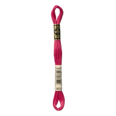 Image of DMC Embroidery Floss, Cotton, 3832 Pink, 8 m