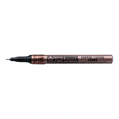 Image of Sakura 41103 PenTouch Permanent Paint Marker, Low Odor, Xylene 0.7 mm Extra Fine Tip, 141 Size, Copper