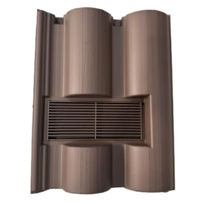Image of Roof Tile Vent for Marley Bold Roll with Flexi Pipe Adaptor (Brown)