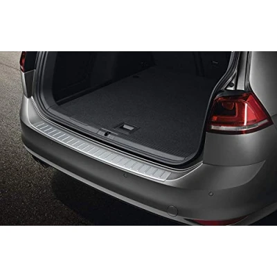 Image of Volkswagen Original Boot Sill Protector Stainless Steel Look VW Golf 7 VII Variant Alltrack