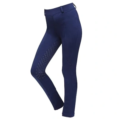 Image of Dublin Childrens performance Cool It Gel Riding Tights Navy Easy stretch 4 way super fabric