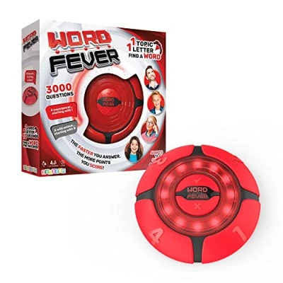 Image of Word Fever, Guessing Game, Fast Paced 3000 Questions, Search Game with Sounds, Suitable for Adults and Children 7 Years Older
