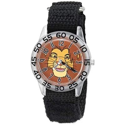 Image of Disney Boy&#039;s Analog Quartz Watch with Nylon Strap WDS000870