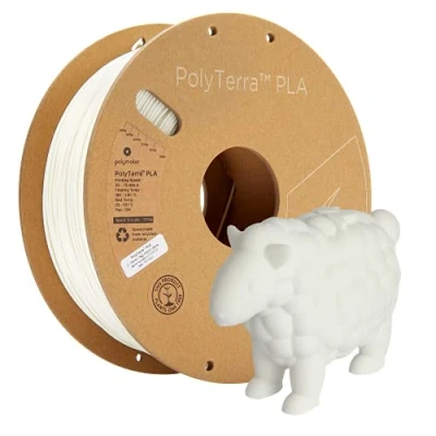 Image of Polymaker 70822 PolyTerra PLA Filament geringerer plasticgehalt 1.75mm 1000g White (matt) 1 pc(s)