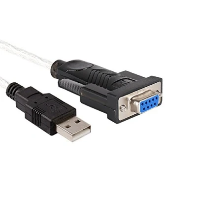 Image of LFHUKEJI USB to RS232, 2.0 Male Serial (9 Pin) Female DB 9 RS 232 Adapter Cable 1.5m(FTDI Chipset)