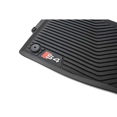 Image of Audi S4 (B9 8W) Front All Weather Floor Mats A4 Original Rubber 2 Piece 8W1061221A 041