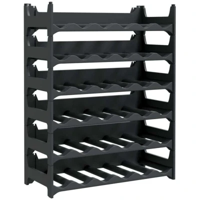 Image of vidaXL Wine Rack for 36 Bottles PP Stackable