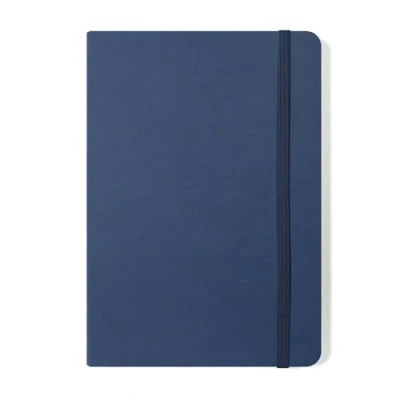 Image of Silvine A5 Executive Hardback Notebook / Journal Blue. 160 Lined Pages of 90gsm Premium Ivory Paper, 197BL
