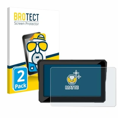 Image of brotect Screen Protector Anti Glare compatible with Carpuride W702 7&quot; (2 Pack) Matte, Fingerprint Protection Film