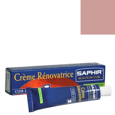 Image of Saphir Rejuvenating Cream Polish Tube 25 ml Old Pink