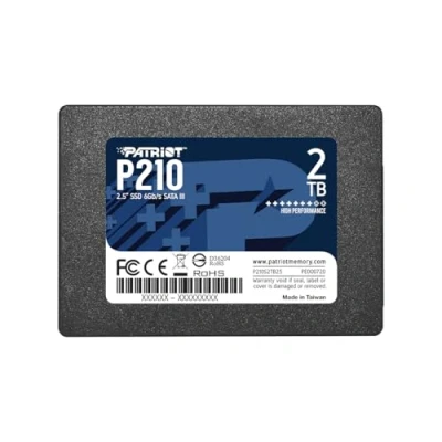Image of Patriot P210 SATA 3 2TB SSD 2.5 Inch Internal Solid State Drive P210S2TB25