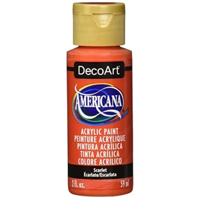 Image of Deco Art Americana Acrylic Paint 2Oz Scarlet