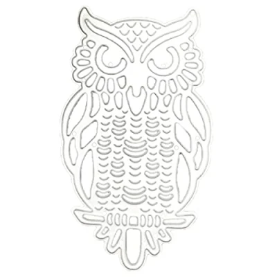Image of Animal Owl Metal Cutting Dies Stencils For Scrapbooking Decorative Paper Cards Template Decor Die
