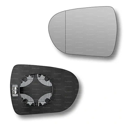 Image of Less4spares Replacement Wing Mirror Glass Left Compatible with Hyundai i40 2012 2020 CLIP ON Passnager Near Side N/S Heated Blind Spot