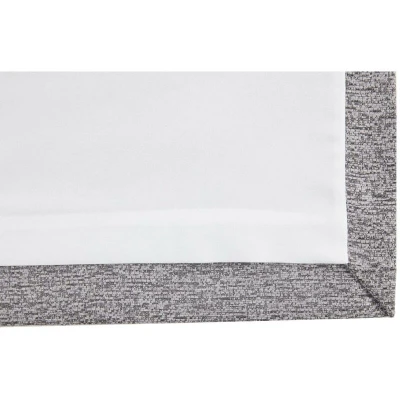 Image of Sundour Rivington Grey Heavyweight Fully Lined Eyelet Curtain Pair 90x72