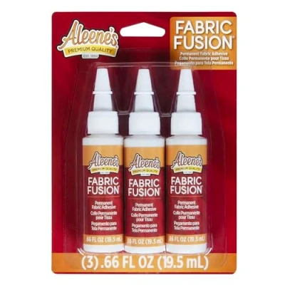 Image of I Love To Create Aleene&#039;s Fabric Fusion Permanent Glue Trial 19,5ml 3pcs, 2.33 x 10.79 15.24 cm