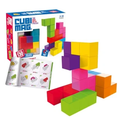 Image of Ludilo Cubimag Magnetic Building Blocks For Kids And Adults Board Games 6 Year Olds Plus Puzzle Construction Toys