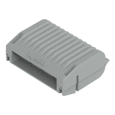 Image of WAGO Gelbox, Gel enclosure, for splicing cables, with gel, 221, 2x73 Series, max. 4 mm² connectors, without Size 2, gray, 207 1332 (4 pcs)