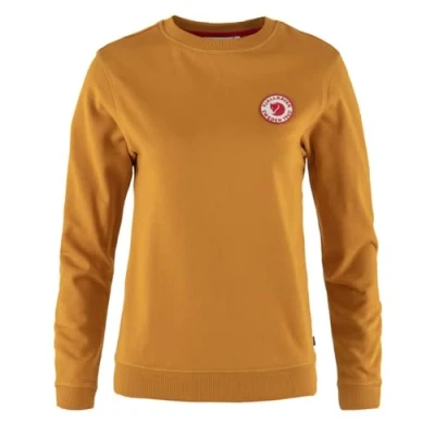 Image of Fjallraven 87230 166 1960 Logo Badge Sweater W Sweatshirt Women&#039;s Acorn Size L