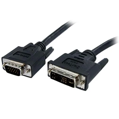 Image of StarTech.com 1m DVI to VGA Display Monitor Cable (15 Pin) 1 Meter A (m) Analog Video (DVIVGAMM1M)