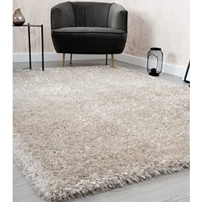 Image of Mia&#039;s Teppiche Fiona Rug Living Room, Bedroom Beige 160x230 cm High Pile