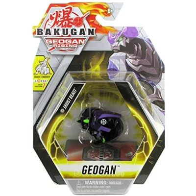 Image of BAKUGAN Geogan Rising 2021 Darkus Ghost Beast (Viloch Combiner Part 3 of 7) Collectible Action Figure and Trading Cards