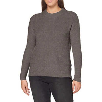 Image of SPARKZ COPENHAGEN Women&#039;s Anine Pullover Sweater, Dark Grey Melange, S